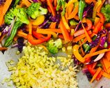 A picture of step 4 of Chicken & Vegetables Stir-Fry Noodles.