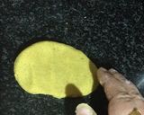 A picture of step 5 of Jowar Sorghum White Millet Masala Poori.