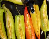 Foto del paso 8 de la receta: Ajíes Verdes Largos Rellenos de Queso
