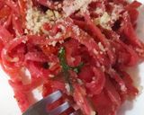 Foto del paso 4 de la receta: Fideos Spaghetti De Panqueques Y Remolacha