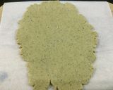 A picture of step 3 of MATCHA/GREEN TEA SHORTBREAD COOKIES.