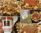 Foto del paso 6 de la receta Pollo con Patatas, Berenjenas y Cebolla en Caldo a la Siciliana