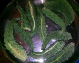 A picture of step 2 of Stuffed karela.