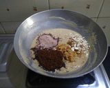 A picture of step 2 of Nutty chocolatey sukhdi.