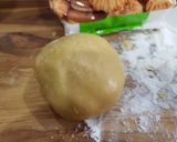 Hình bước làm 2 của món Bánh nướng nhân sữa dừa hạnh nhân