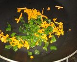 A picture of step 3 of Fried rice with leftover rice.