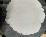A picture of step 2 of Rice Pathiri.