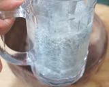 A picture of step 2 of Aloe Vera fruits basil seed Smoothie.
