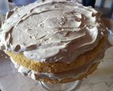 Karamellhabos-barackos álomtorta recept fázis 10 fotója
