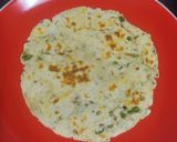 A picture of step 6 of Arrowroot Potato masala Roti.