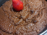 Bizcocho chocolate con harina de almendras
