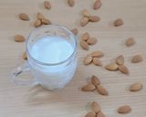 A picture of step 5 of Almond Milk (how to make at home).