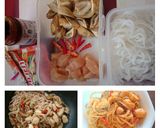 รูปขั้นตอนการทำที่ 4 ของ เส้นบุกผัดน้ำพริกเผา