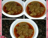 A picture of step 5 of Khoya korma.