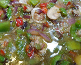 Foto del paso 5 de la receta: Llampuga o Pez Limón, en salsa de verduras mediterráneas