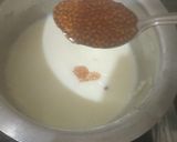 A picture of step 4 of Halim seeds milk.