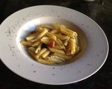 Foto del paso 15 de la receta Macarrones con calabacín y queso fresco