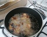 A picture of step 1 of Deep fry chicken.