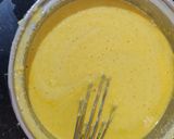 A picture of step 1 of Khaman dhokla(sweet version).