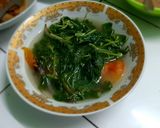Foto langkah ke 1 dari resep Tumis bayam berkuah.