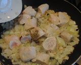 A picture of step 5 of Persian dill & broad beans rice cake ته چین شوید باقالی.