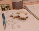 A picture of step 6 of Three-nut cinnamon stars.