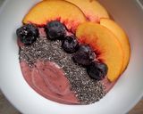A picture of step 4 of Cherry Smoothie Bowl.