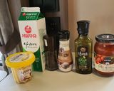 Hình bước làm 1 của món Trứng địa ngục (egg in hell)