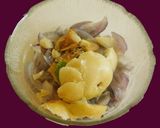 A picture of step 3 of Amla Onion Pachadi/raitha.