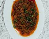 Mutton mince with green peas recipe step 2 photo