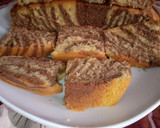 A picture of step 13 of Zebra cake.