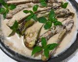 Foto langkah ke 6 dari resep Pecak Terong/terung Bakar Santan.