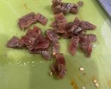 A picture of step 6 of Anchovy and tomato bucatini pasta.