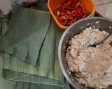 Foto langkah ke 6 dari resep Pepes Tahu Wortel Udang.