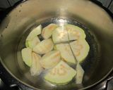 A picture of step 1 of Amrood ki katli #winter fruits.