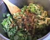 Une image de l'étape 8 de Gratin de céleri branche et courgettes à la crème et grana padano.