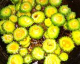 A picture of step 4 of Karela ka aachar.