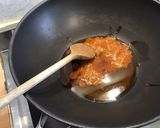 Une image de l'étape 2 de Poulet aux poivrons rouges crème et parmesan.