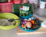 Foto langkah ke 1 dari resep Pepes tahu tempe ikan teri (Rice cooker)#RiceCookerPenyelamatku #karyaanakrantau.