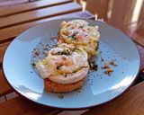 Foto del paso 5 de la receta: Torrada de hummus y huevo frito