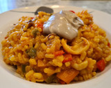 Foto del paso 8 de la receta: Arroz con chipirones y mayonesa de ajo negro