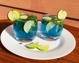A picture of step 6 of Fizz blue🍹.