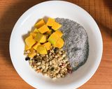 Hình bước làm 1 của món Giảm cân - eat clean: Hạt chia trái cây granola