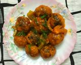 A picture of step 5 of Masala Oats Manchurian.