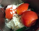 A picture of step 2 of Tomato methi dosa.