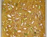 A picture of step 8 of Mohanthal (Besan Burfi).