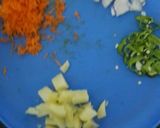 A picture of step 1 of Upma.