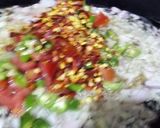 A picture of step 2 of Aloo ka bharta.