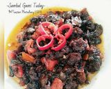 Foto langkah ke 6 dari resep Sambal Gami Tuday (Kerang Dara) Khas Bontang.