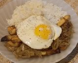 Foto del paso 5 de la receta: Papas fritas a lo pobre con arroz